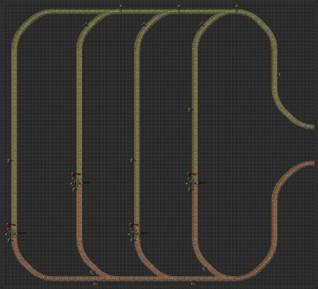 1-2 Train City Block Book - 4 Train Depot - FactorioBin