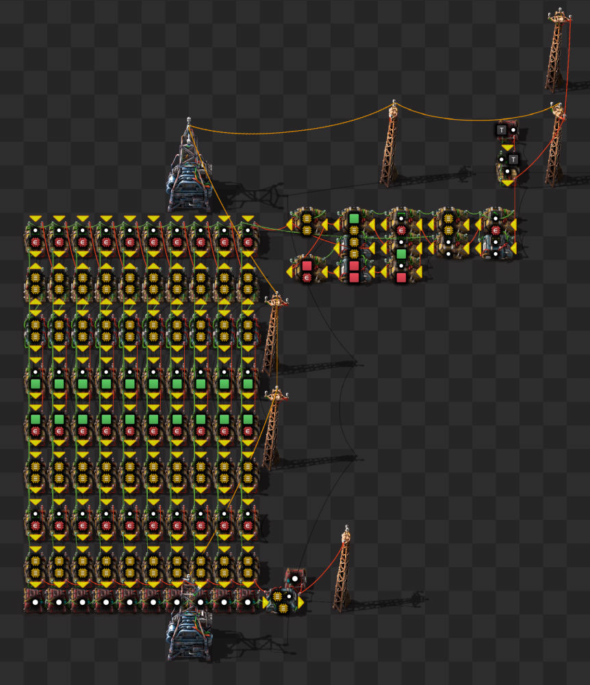Item counter with shift register - FactorioBin